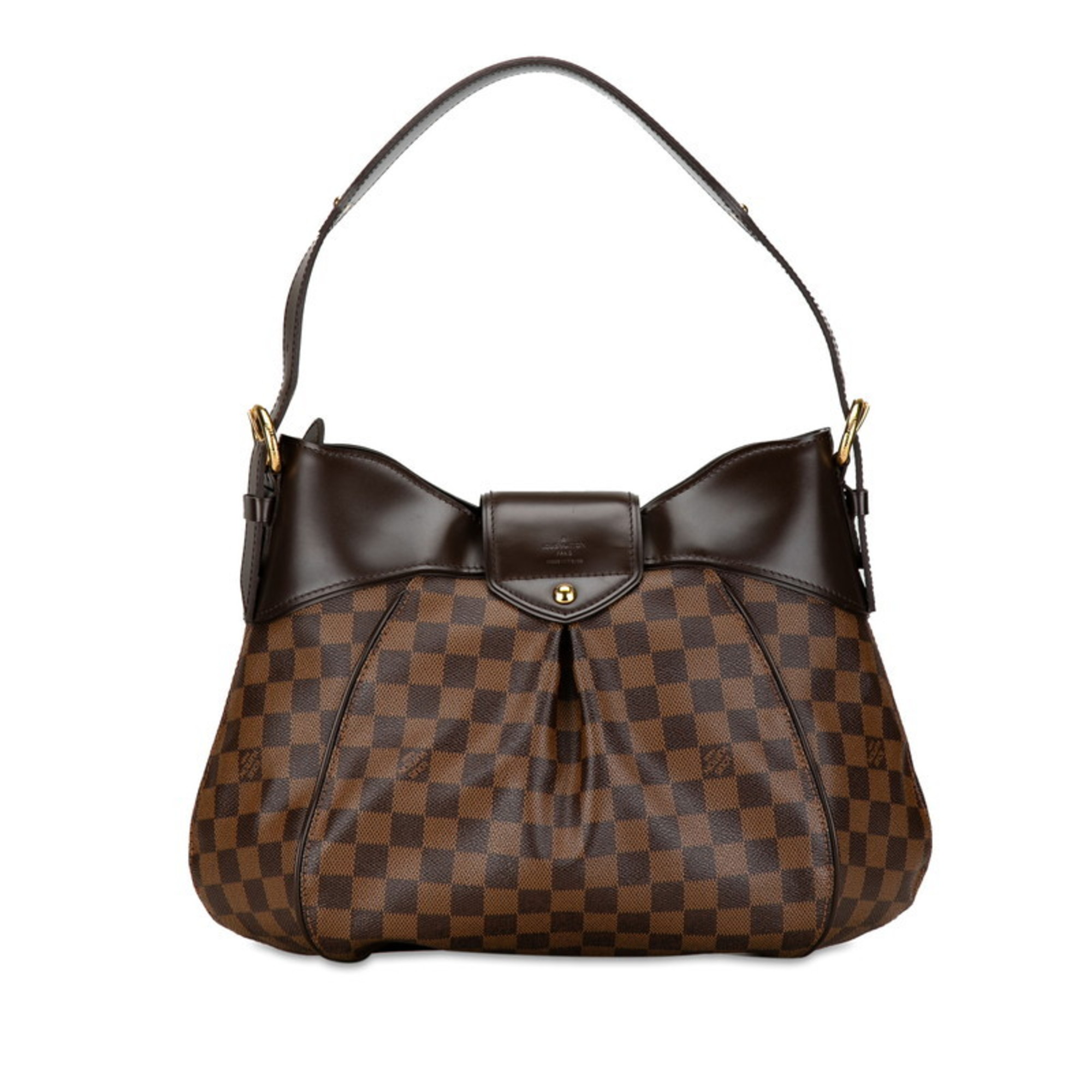 Louis Vuitton Damier Sistine MM Shoulder Bag N41541 Brown PVC Leather Women's LOUIS VUITTON