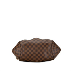 Louis Vuitton Damier Sistine MM Shoulder Bag N41541 Brown PVC Leather Women's LOUIS VUITTON