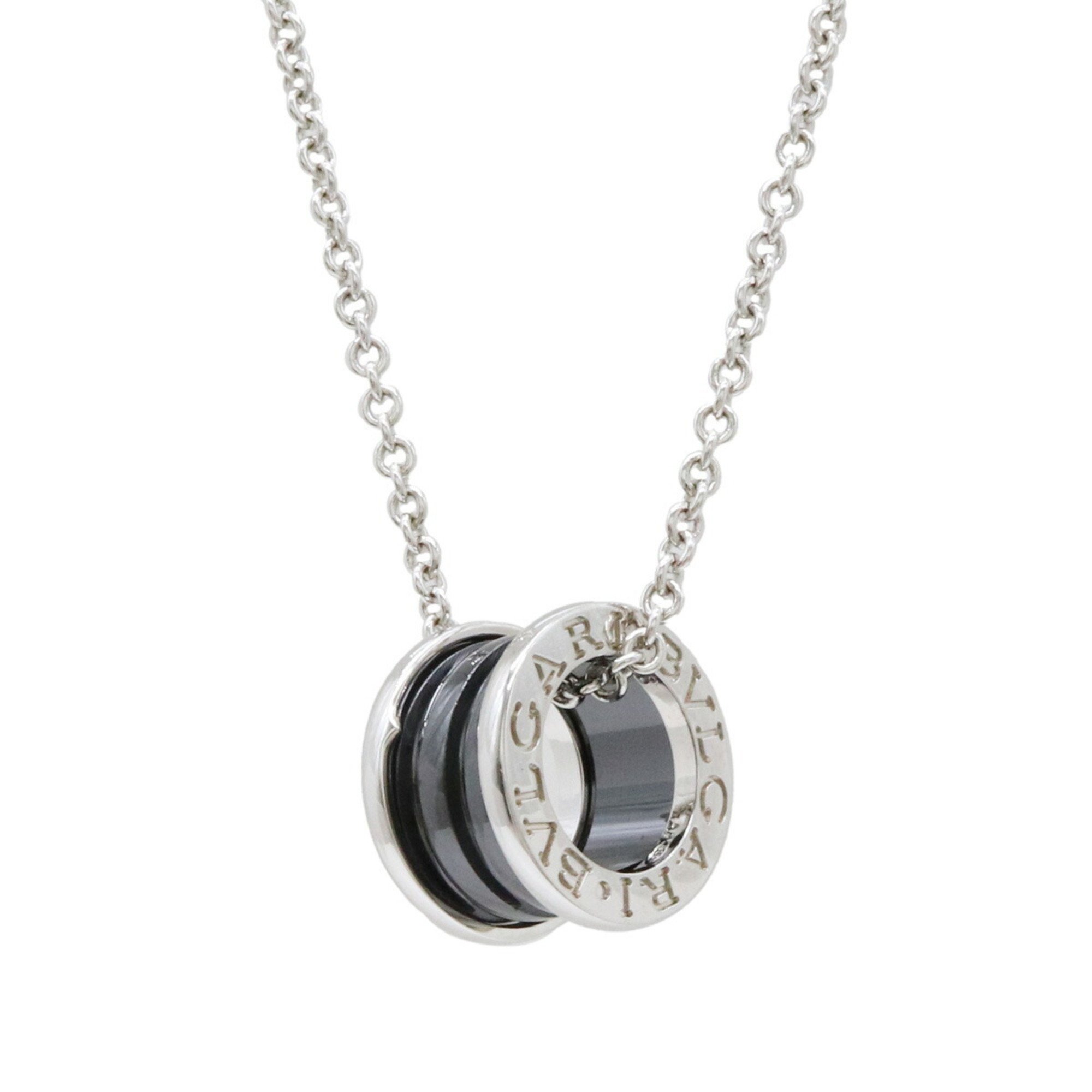 BVLGARI B-zero1 B.zero1 Save the Children Necklace Pendant SV925 Ceramic Black 349634 CL856977