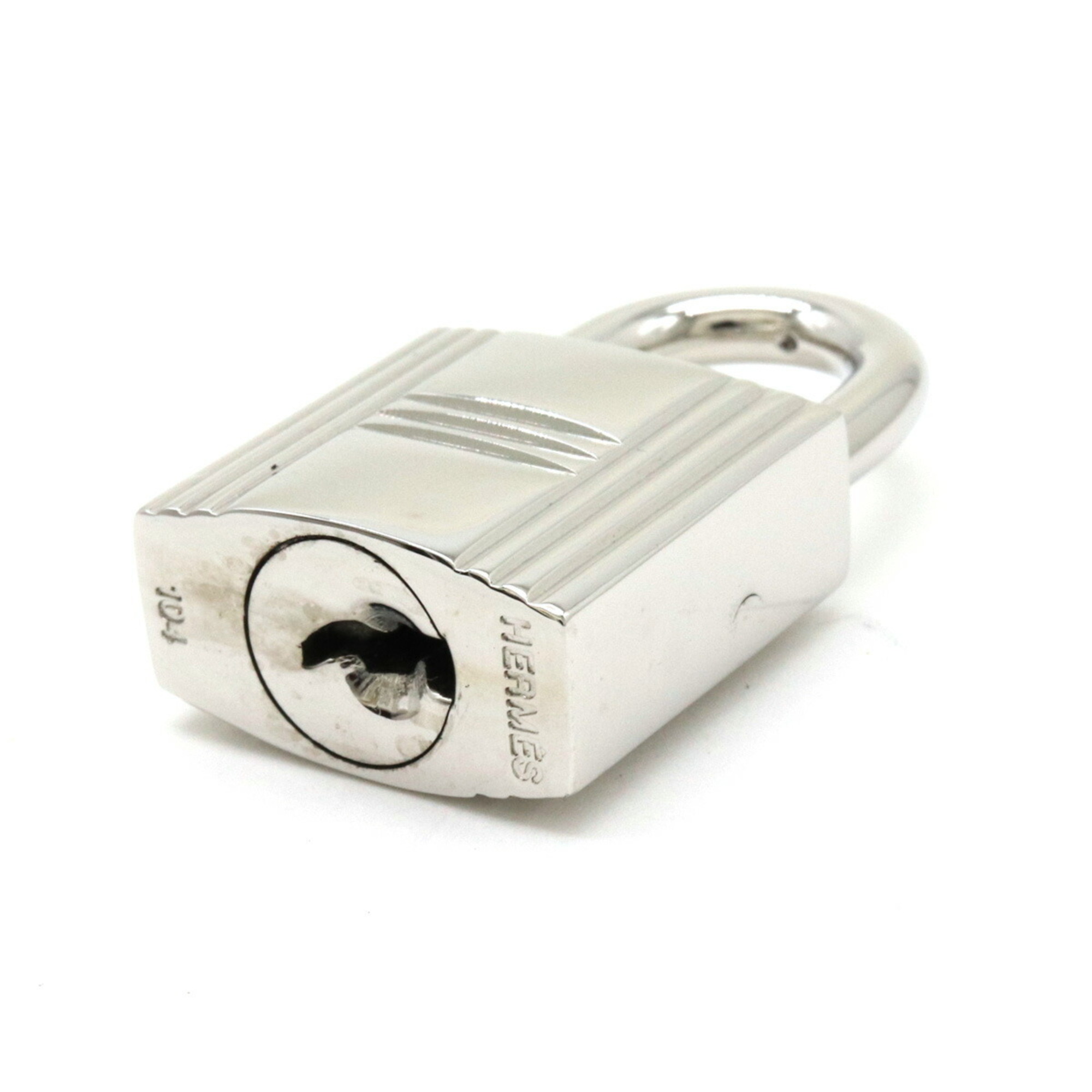 HERMES Padlock No.104 with Key Silver Color