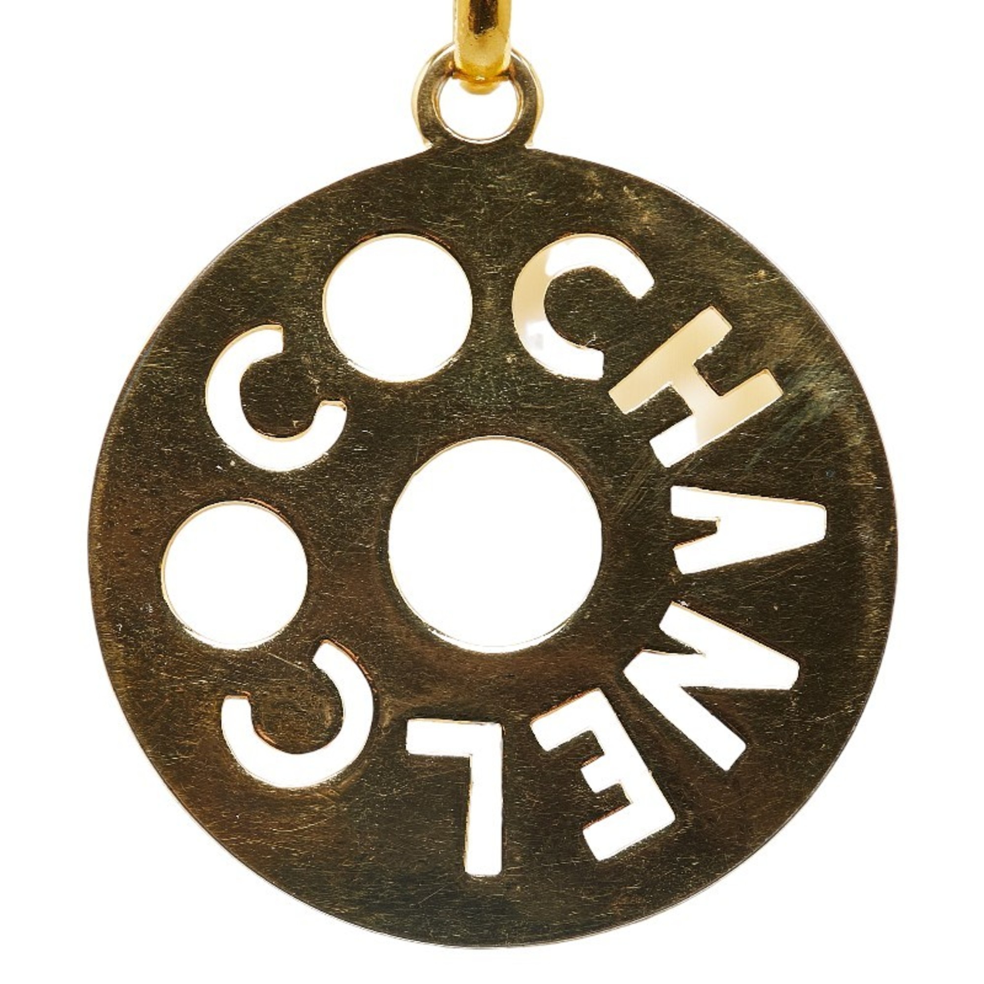 Chanel Chain Necklace Gold Plated Women's CHANEL