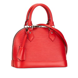 Louis Vuitton Epi Alma BB Handbag Shoulder Bag M41160 Coquelicot Red Leather Women's LOUIS VUITTON