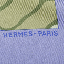 Hermes Carré 90 Les Perroquets detail parrot scarf muffler purple multicolor silk women's HERMES