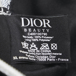 Christian Dior Dior pouch set of 2 navy black velour denim women's