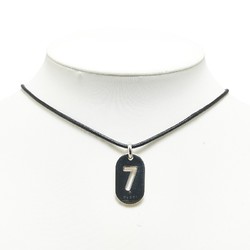 Gucci Pendant Necklace Silver Black SV925 Men's GUCCI