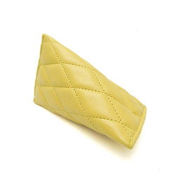 Saint Laurent Quilting 669925 Women's Leather Coin Purse/coin Case Yellow