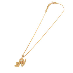 Yves Saint Laurent LOVE 669087 Gold Plating No Stone Women's Casual Pendant Necklace (Gold)