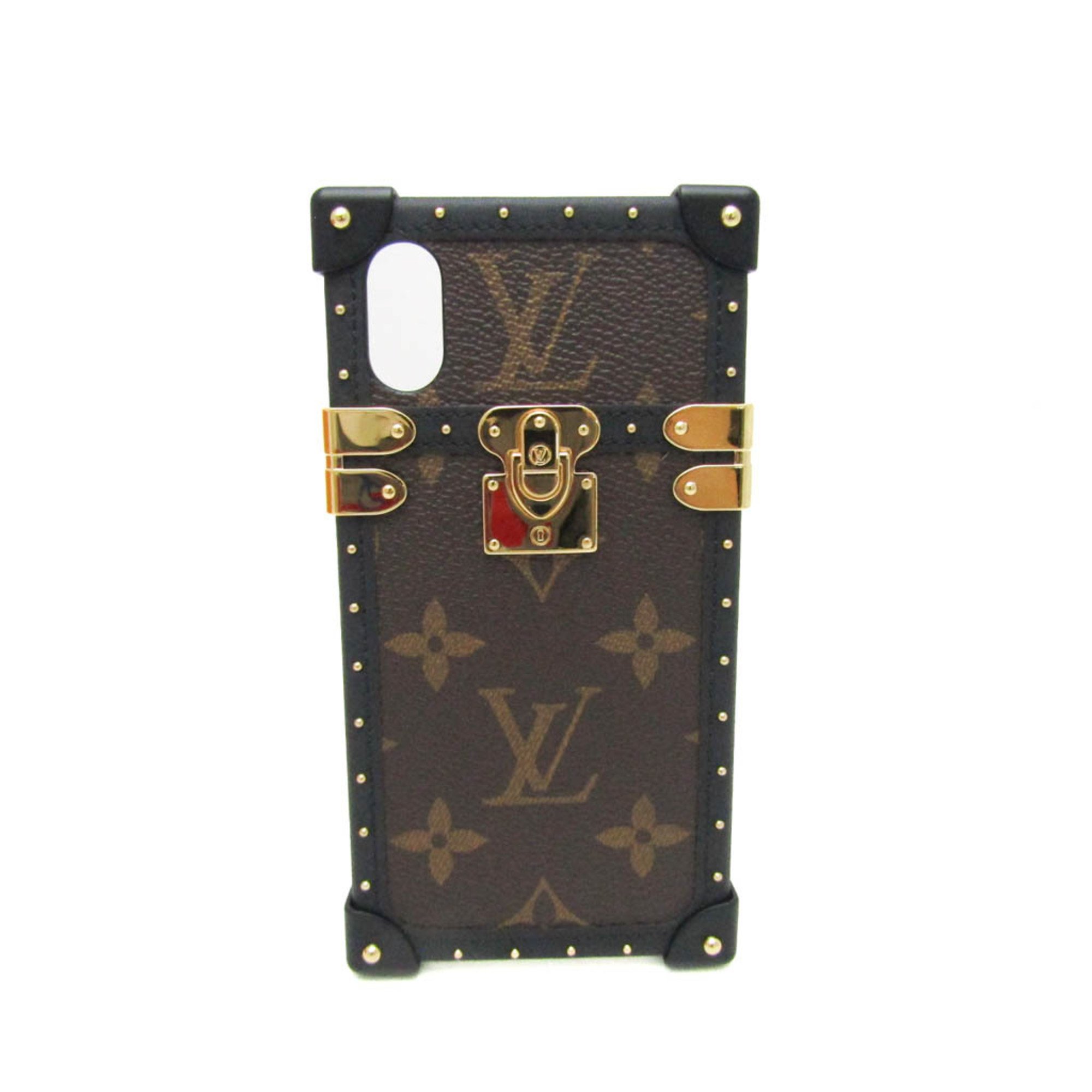 Louis Vuitton Monogram Monogram Phone Bumper For IPhone X Monogram,Noir Phone X / XS Eye Trunk Light M67892