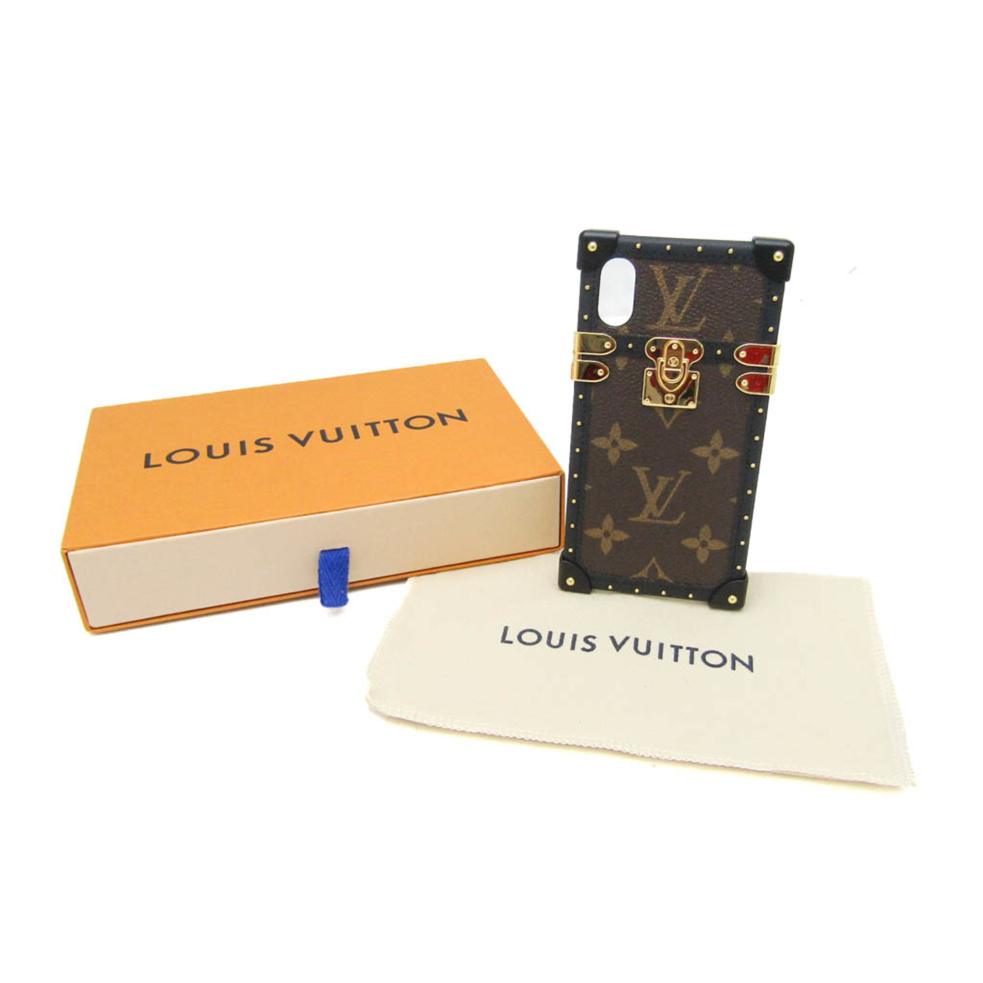 Louis Vuitton Monogram Monogram Phone Bumper For IPhone X Monogram,Noir Phone X / XS Eye Trunk Light M67892