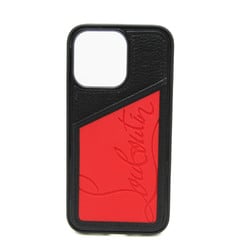 Christian Louboutin Leather Phone Bumper Black,Red Color iPhone13 PRO I3225173