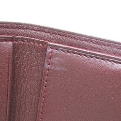 Cartier Cabochon Pass Case L3000580 Women,Men  Calfskin Bill Wallet (tri-fold) Bordeaux