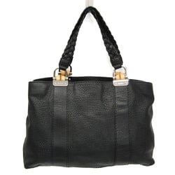 Gucci Bamboo 232947 Women's Bamboo,Leather Tote Bag Black