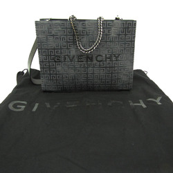 Givenchy G Tote Medium With Chain BB50QPB1WB-021 Women,Men Leather,Cotton Shoulder Bag,Tote Bag Black,Dark Gray