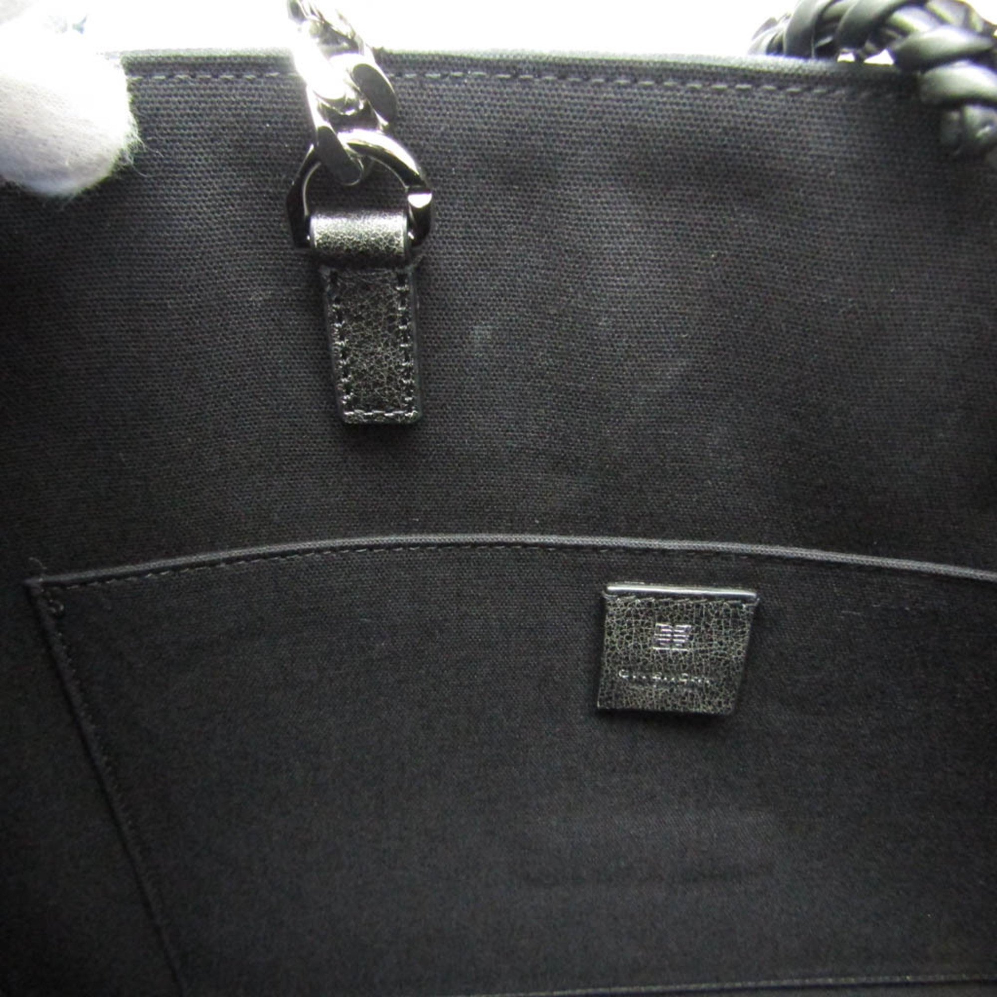 Givenchy G Tote Medium With Chain BB50QPB1WB-021 Women,Men Leather,Cotton Shoulder Bag,Tote Bag Black,Dark Gray