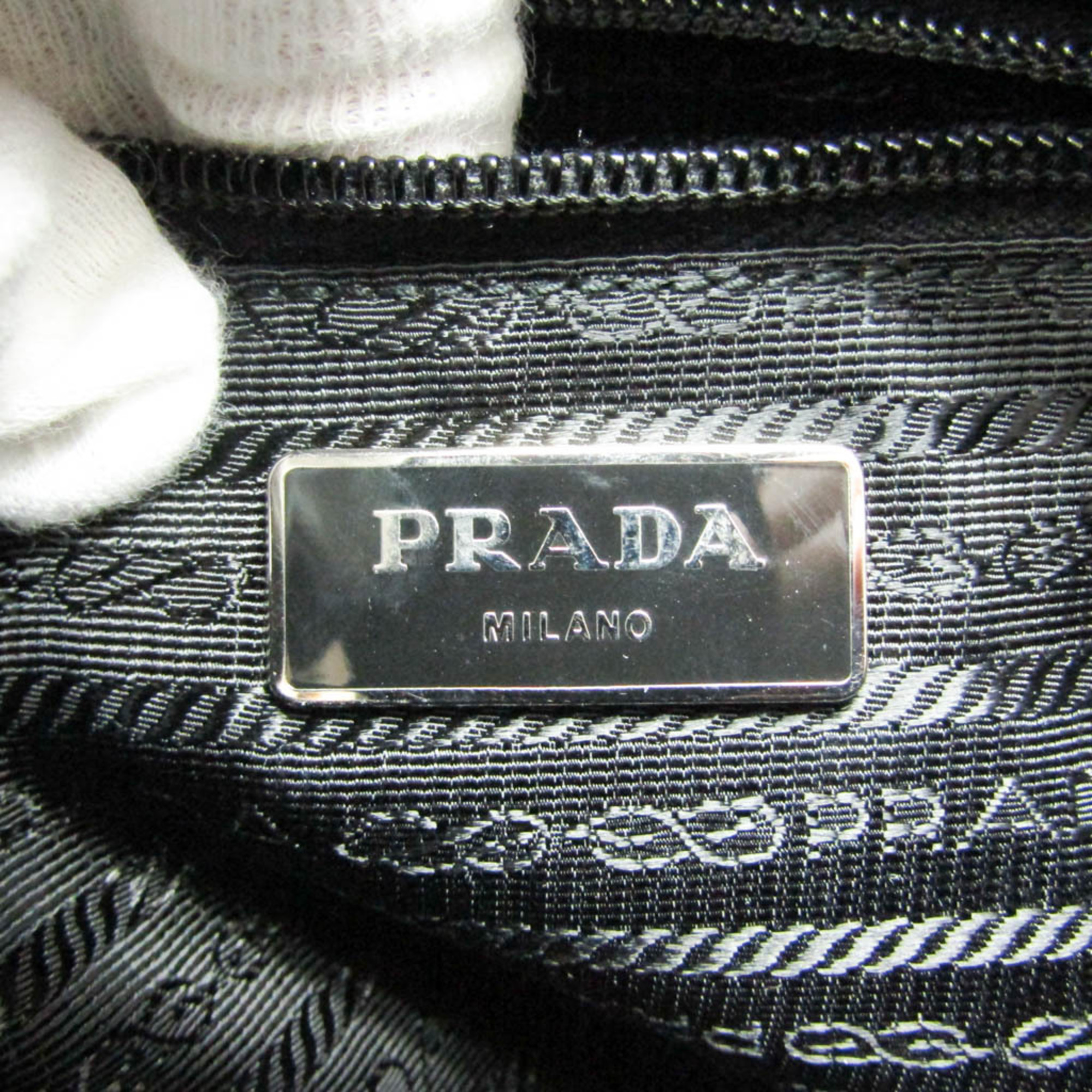 Prada BT0739 Women,Men Tessuto Shoulder Bag Nero