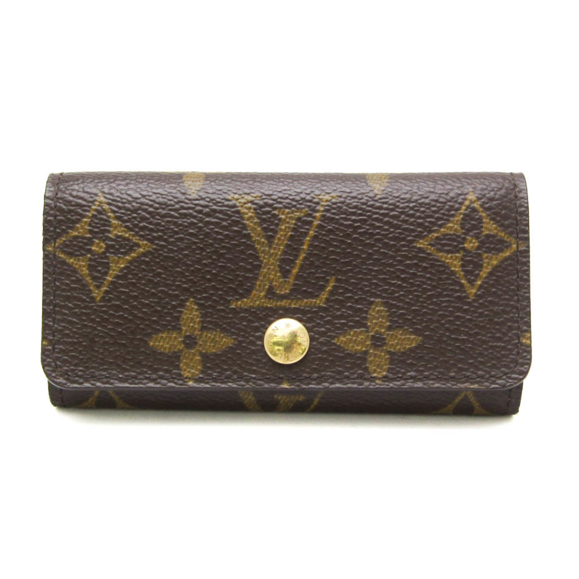 Louis Vuitton Monogram M62631 4 Key Holder Women's Monogram Key Case Monogram