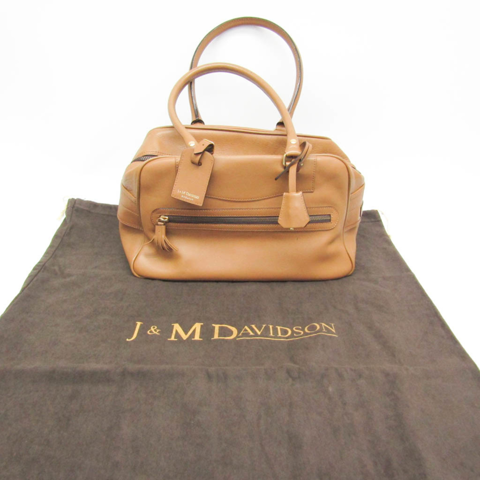 J&M Davidson MIA Women's Leather Handbag Dark Brown