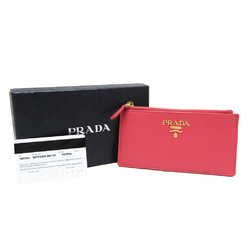 Prada Fragment Case 1MC054 Saffiano Metal Card Case Peonia