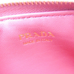 Prada Fragment Case 1MC054 Saffiano Metal Card Case Peonia