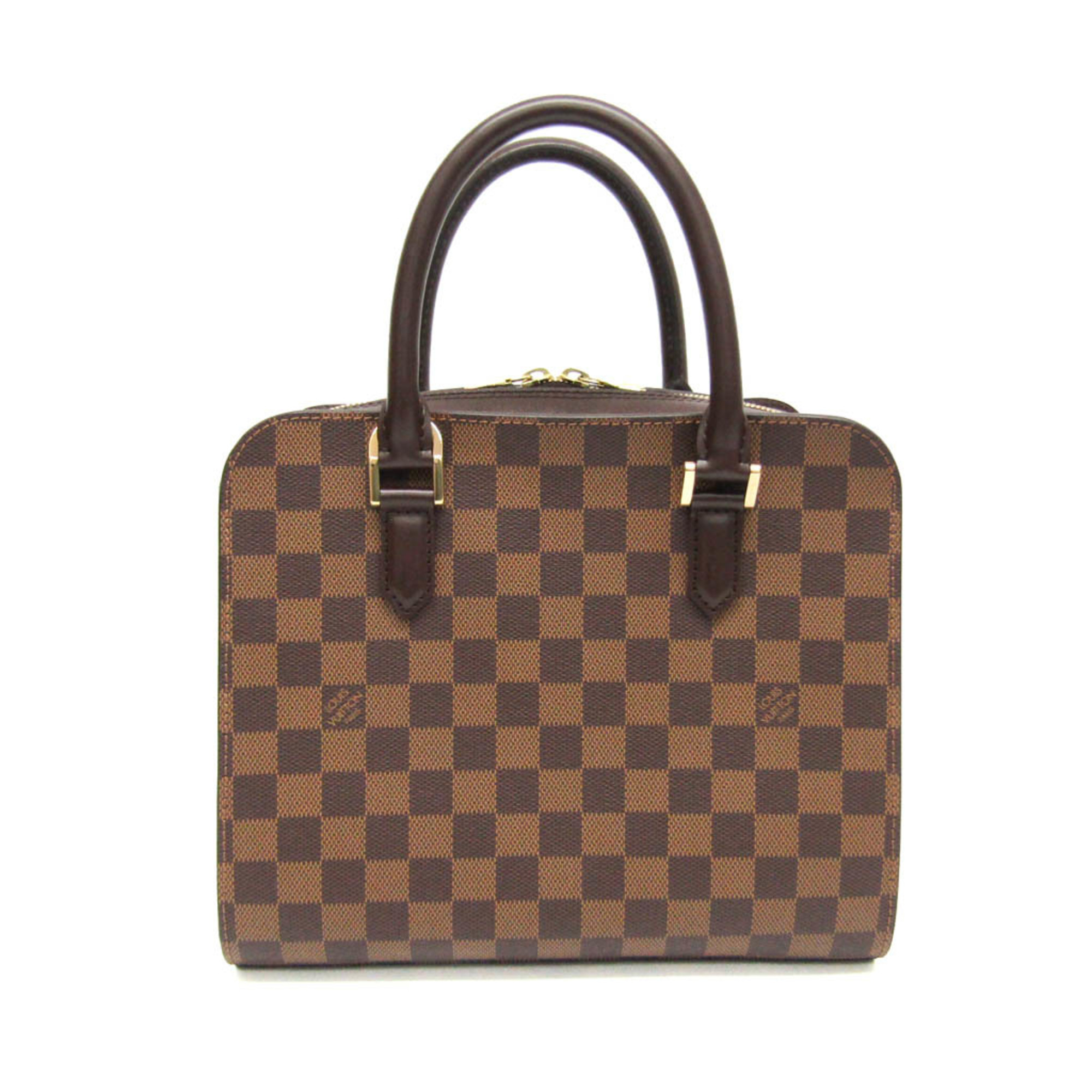 Louis Vuitton Damier Triana N51155 Women's Handbag Ebene