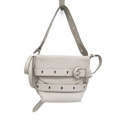 J&M Davidson Belt Bag Women's Leather Shoulder Bag,Tote Bag Light Gray