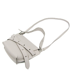 J&M Davidson Belt Bag Women's Leather Shoulder Bag,Tote Bag Light Gray