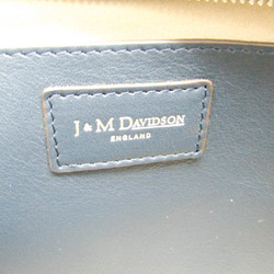 J&M Davidson Elle With Studs 1668N Women's Leather Shoulder Bag Navy