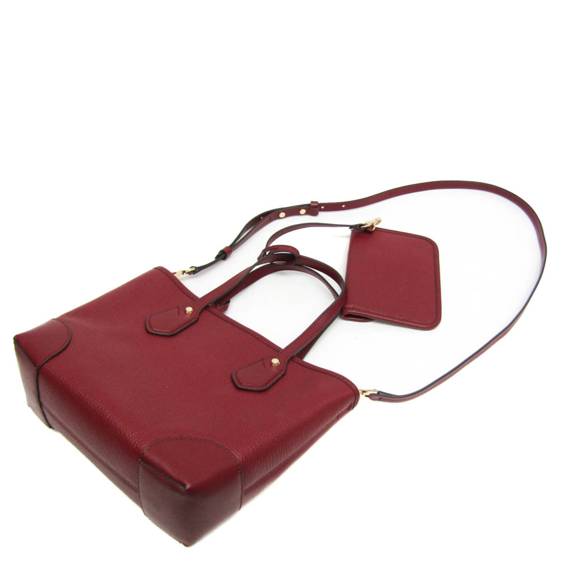 Michael Kors Eva Extra Small 30F9GV0T1L Women's Leather Handbag,Shoulder Bag Bordeaux