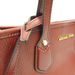 Michael Kors Eva Extra Small 30F9GV0T1L Women's Leather Handbag,Shoulder Bag Bordeaux