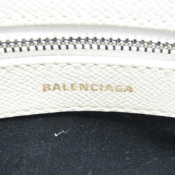 Balenciaga VILLE TOP HANDLE S 550645 Women's Leather Handbag,Shoulder Bag White