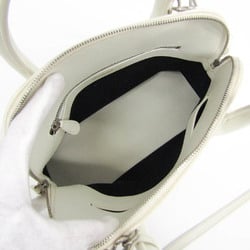 Balenciaga VILLE TOP HANDLE S 550645 Women's Leather Handbag,Shoulder Bag White