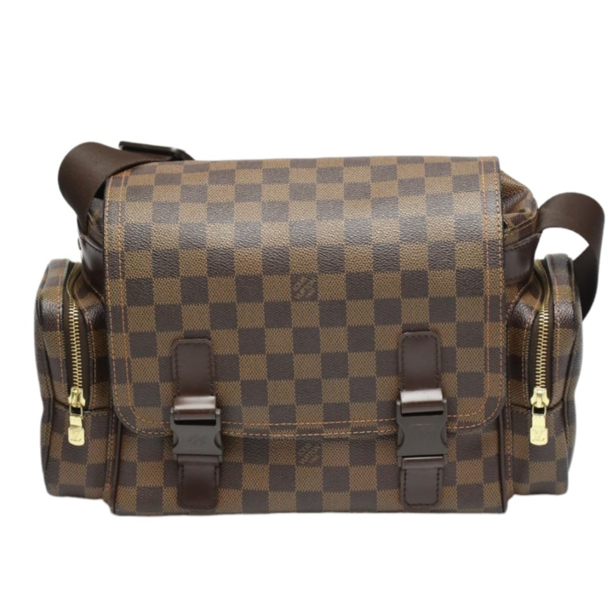 Louis Vuitton LOUIS VUITTON Shoulder Bag Damier Reporter Melville Canvas Brown LV