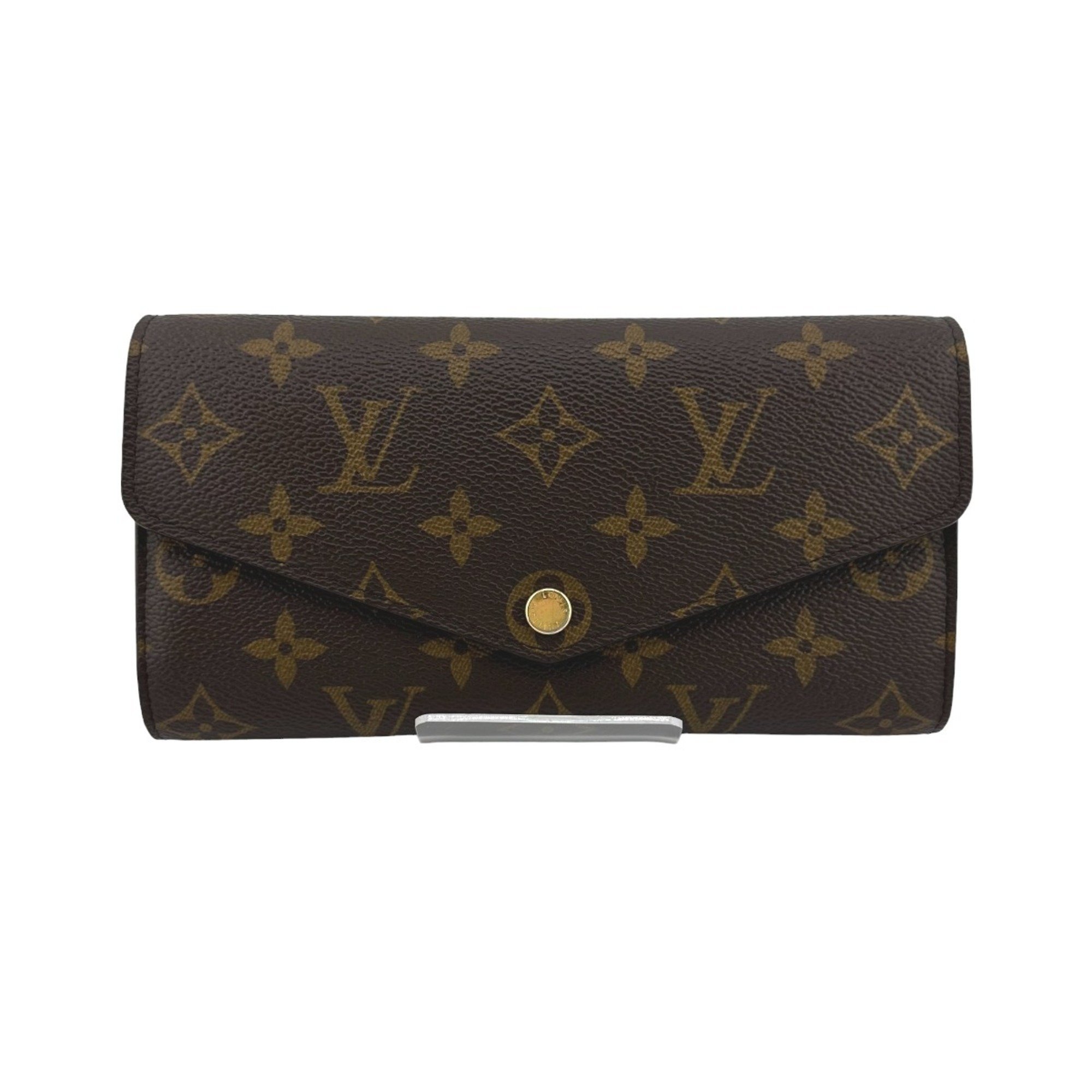 Louis Vuitton LOUIS VUITTON Long Wallet Monogram Portefeuille Sarah Canvas M60531 Brown LV