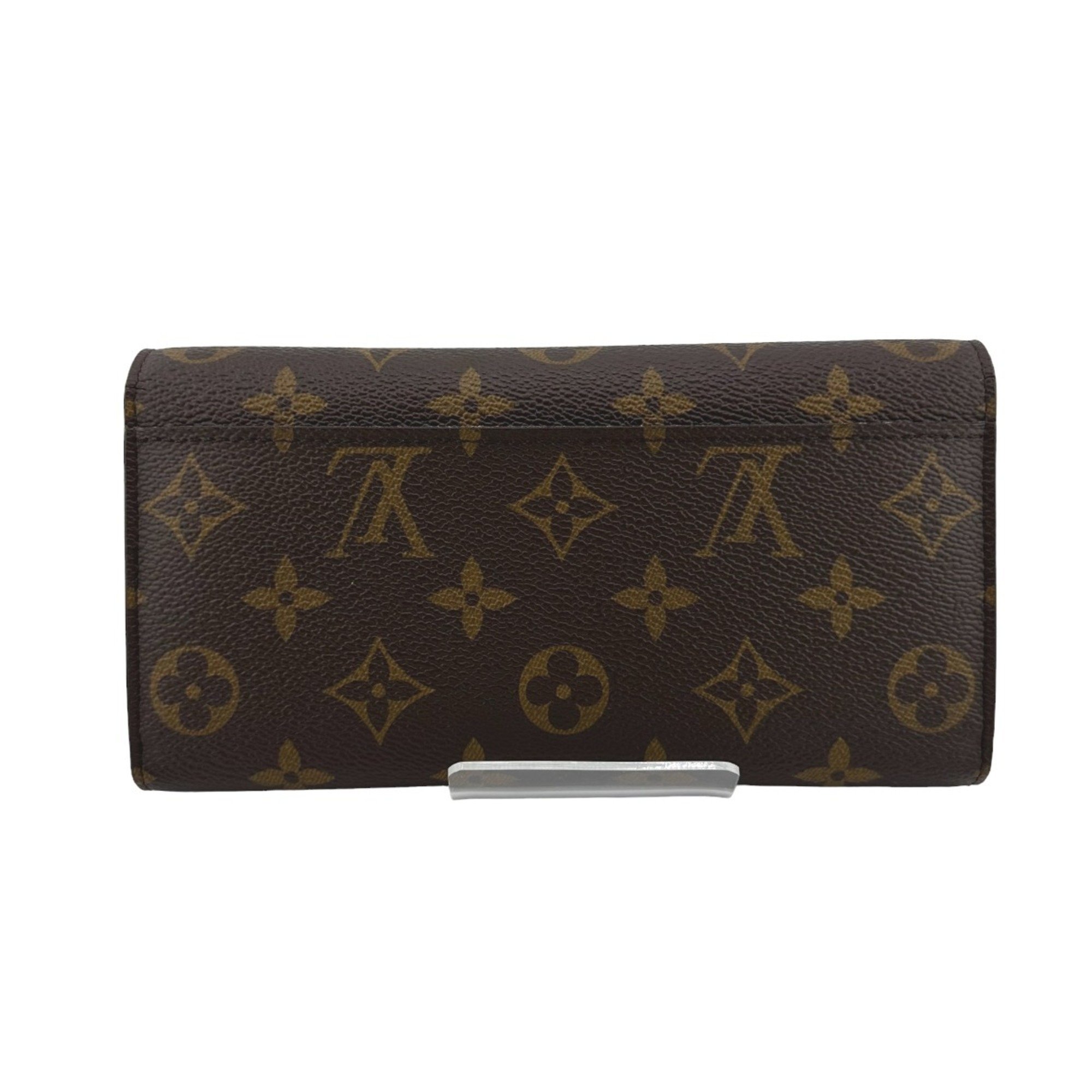 Louis Vuitton LOUIS VUITTON Long Wallet Monogram Portefeuille Sarah Canvas M60531 Brown LV