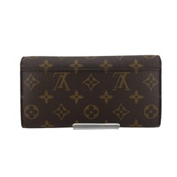 Louis Vuitton LOUIS VUITTON Long Wallet Monogram Portefeuille Sarah Canvas M60531 Brown LV