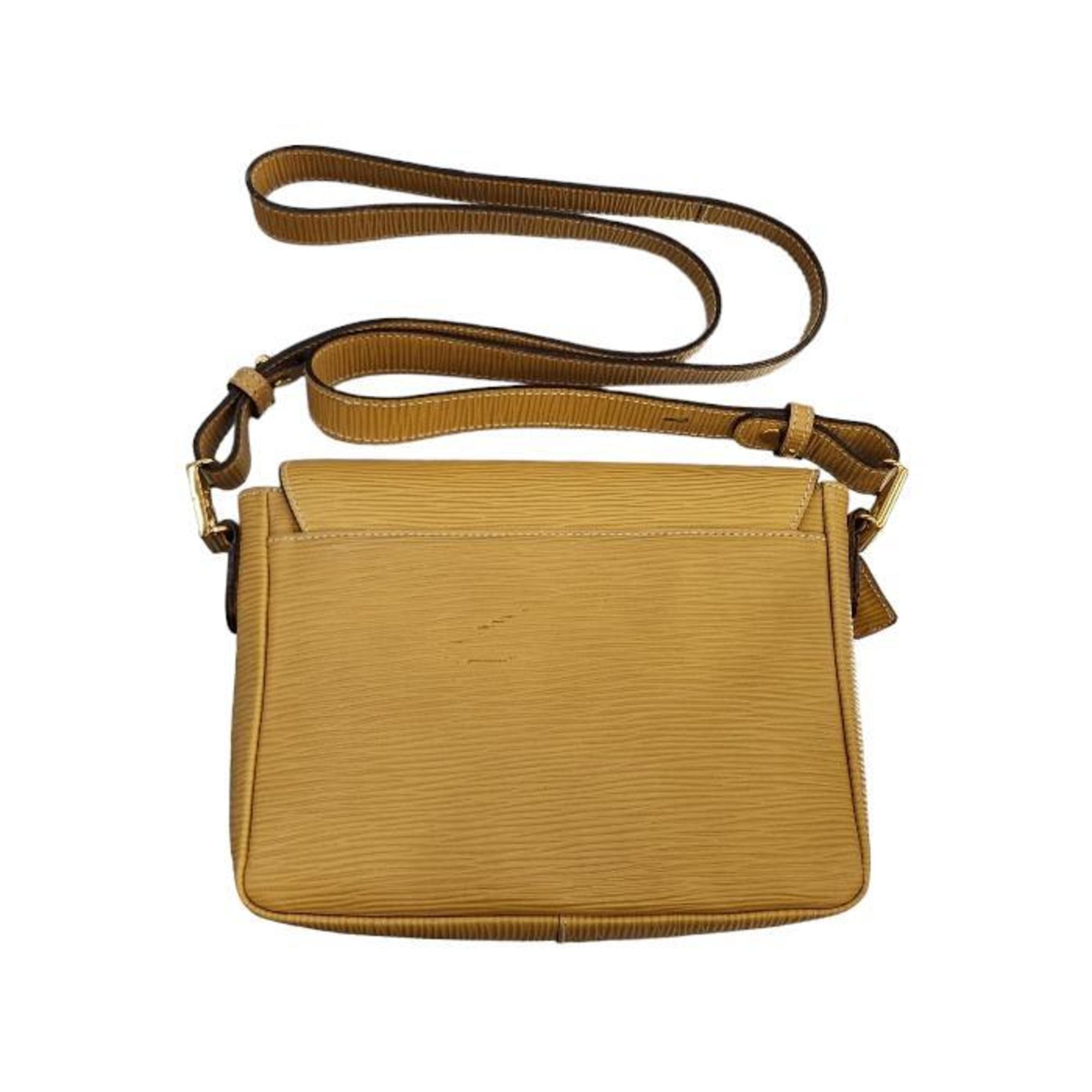 FENDI Shoulder Bag for Women in Leather Epi Yellow