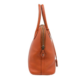 HERMES Bolide 31 Handbag Shoulder Bag Taurillon Clemence Leather Orange ♯□I