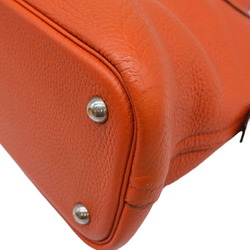 HERMES Bolide 31 Handbag Shoulder Bag Taurillon Clemence Leather Orange ♯□I