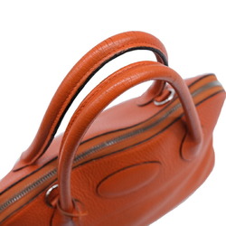 HERMES Bolide 31 Handbag Shoulder Bag Taurillon Clemence Leather Orange ♯□I