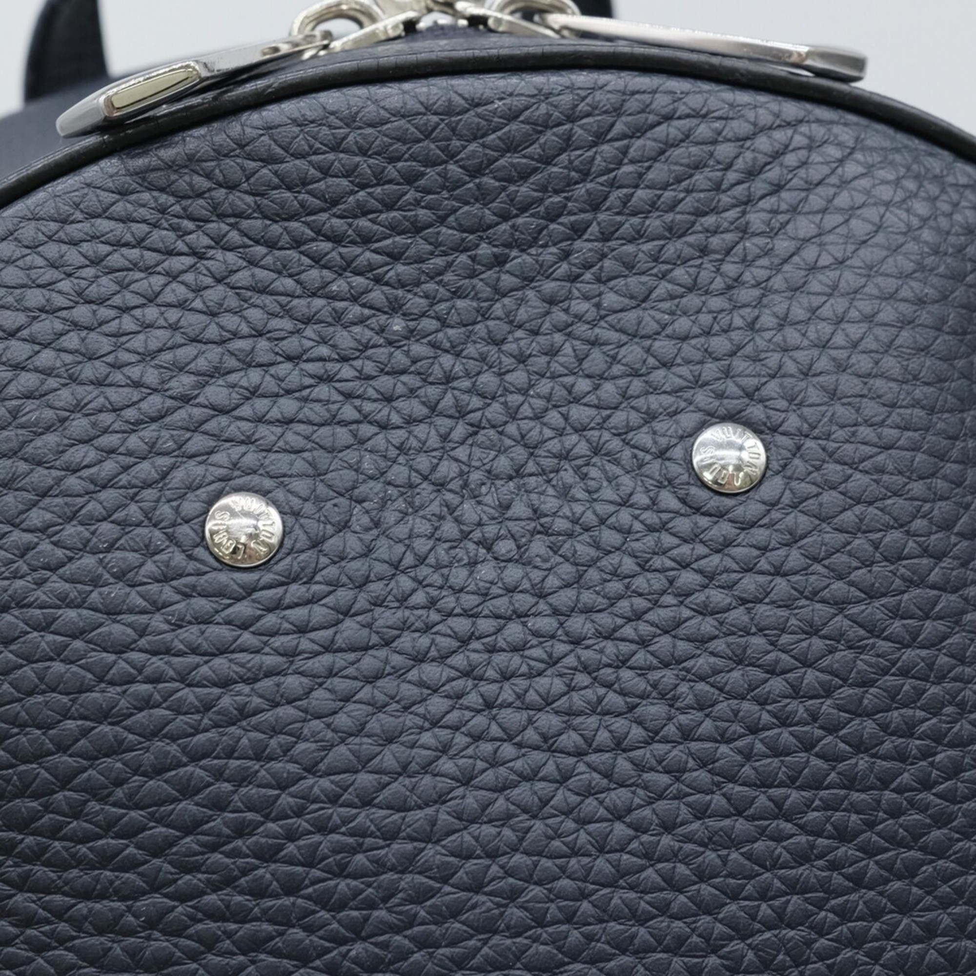 LOUIS VUITTON LV Circle Armand Backpack, Taurillon Calfskin, Dark Navy, M53442