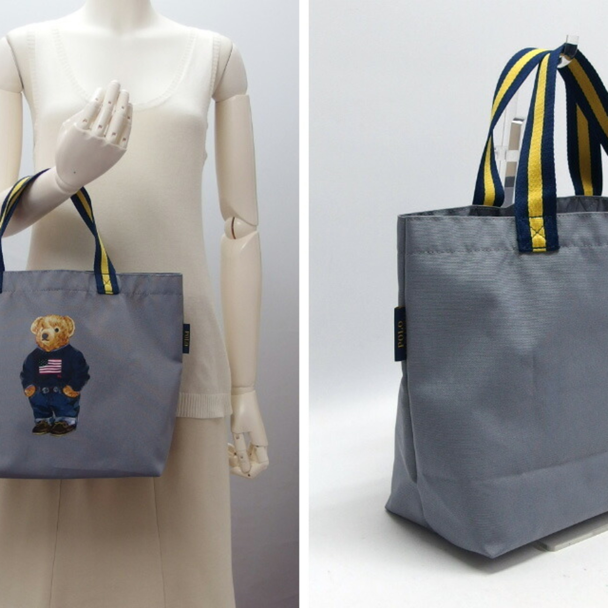 Polo Ralph Lauren Canvas Bear Tote Bag