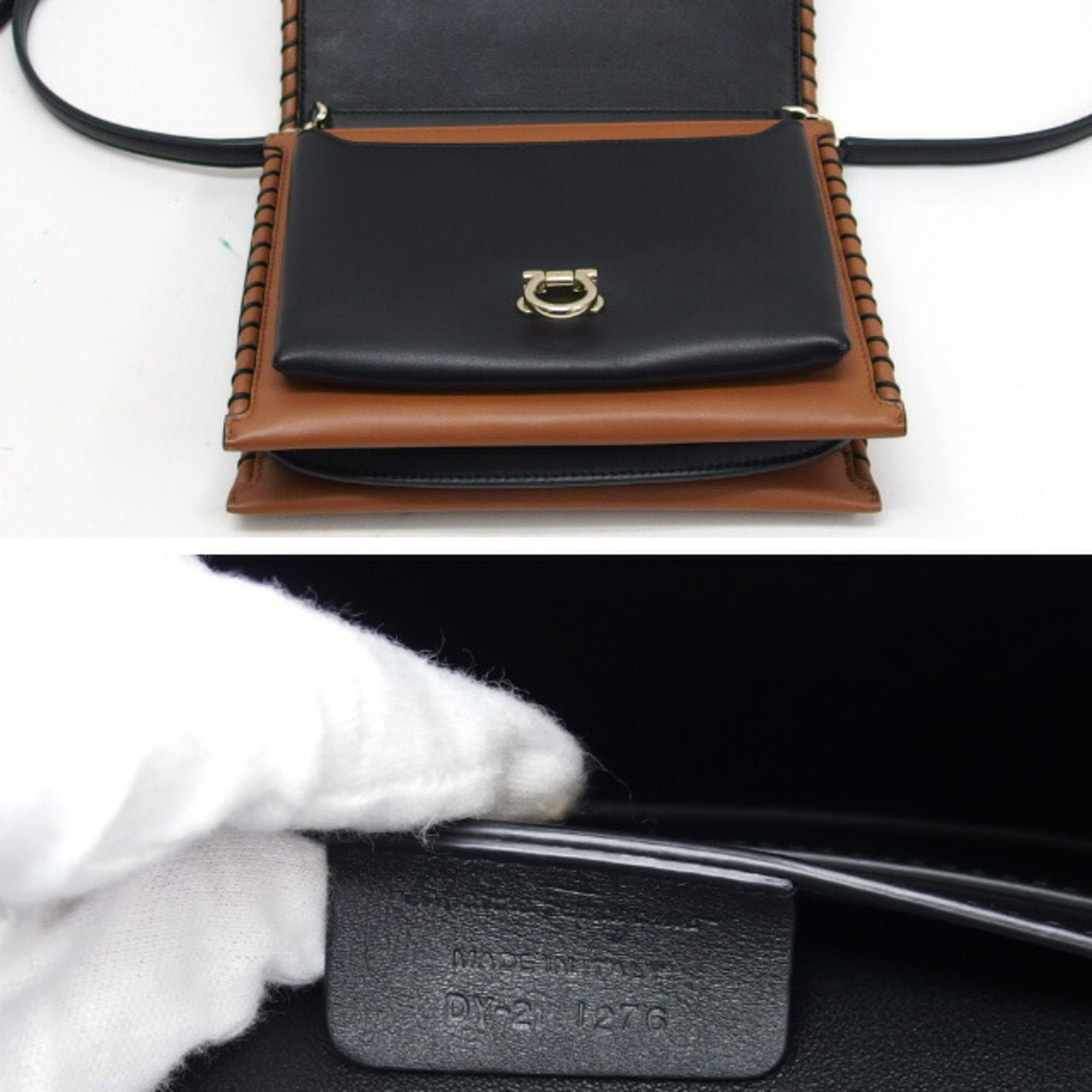 Salvatore Ferragamo Gancini shoulder bag