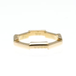 Gucci Octagonal Ring Pink Gold (18K) Fashion No Stone Band Ring Pink Gold