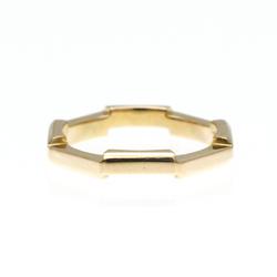 Gucci Octagonal Ring Pink Gold (18K) Fashion No Stone Band Ring Pink Gold