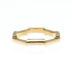 Gucci Octagonal Ring Pink Gold (18K) Fashion No Stone Band Ring Pink Gold