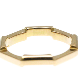 Gucci Octagonal Ring Pink Gold (18K) Fashion No Stone Band Ring Pink Gold