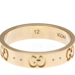 Gucci Icon Pink Gold (18K) Fashion No Stone Band Ring Pink Gold