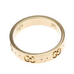 Gucci Icon Pink Gold (18K) Fashion No Stone Band Ring Pink Gold