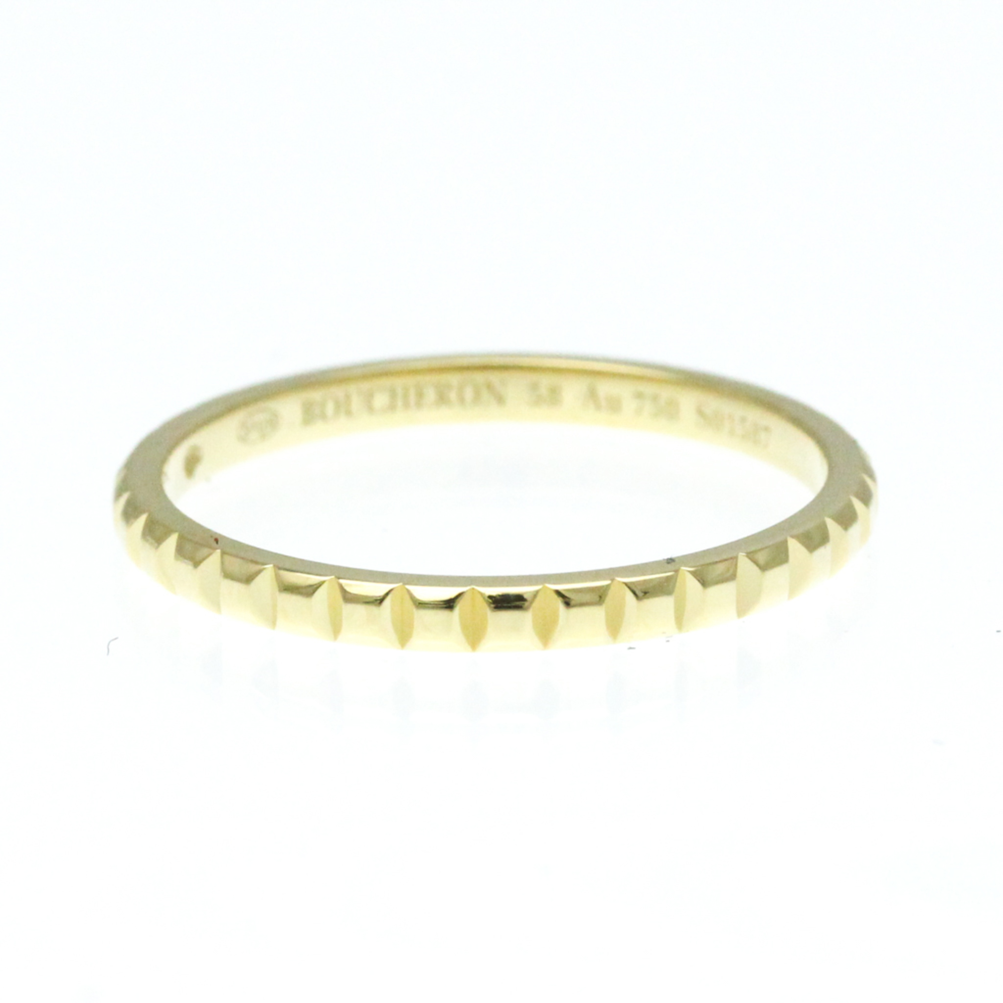 Boucheron Quatre Clou De Paris Ring Small Size Yellow Gold (18K) Fashion No Stone Band Ring Gold