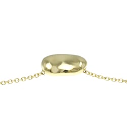 Tiffany Bean Yellow Gold (18K) Men,Women Fashion Pendant Necklace (Gold)